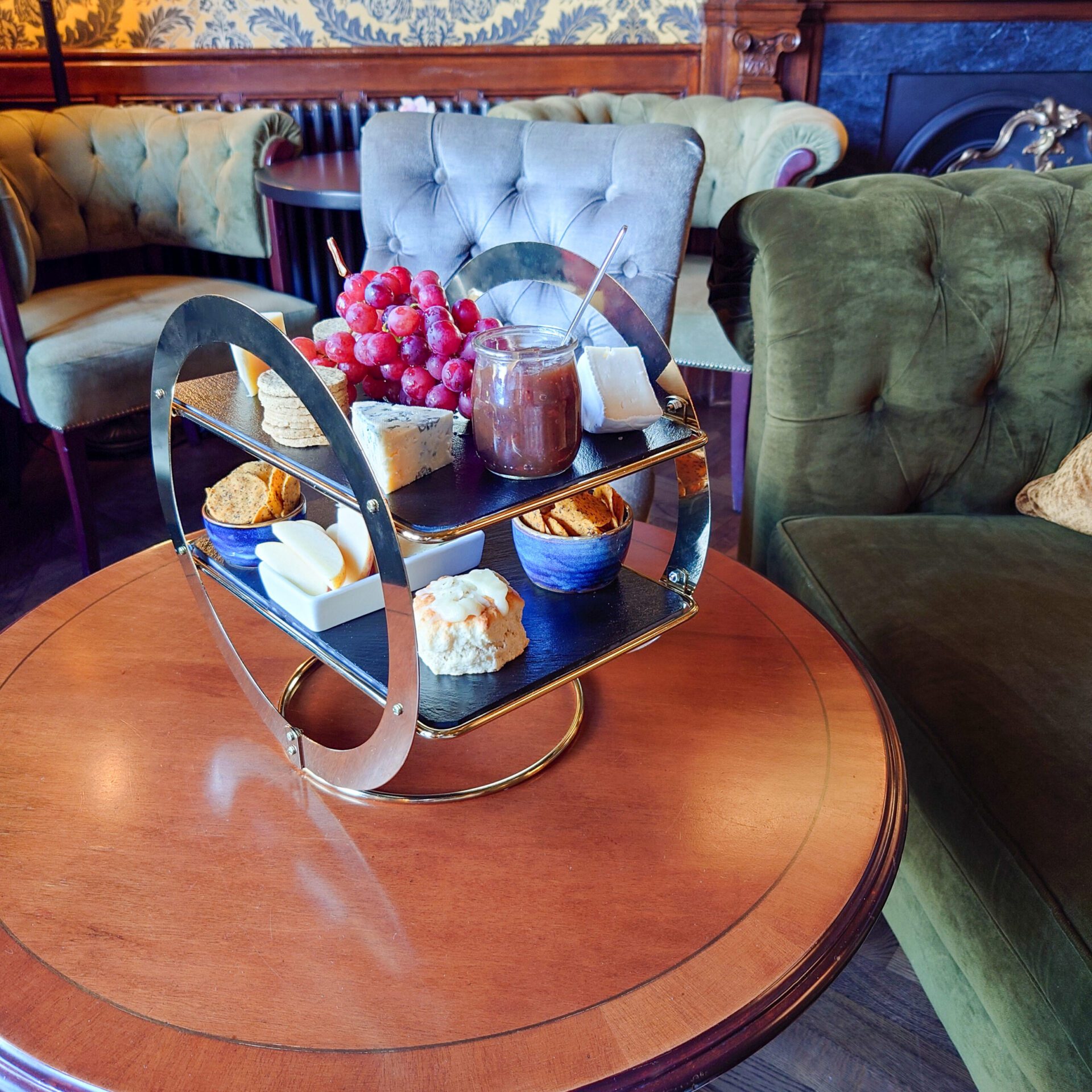 Cheese Platter at The Bonham Hotel in Edinburgh