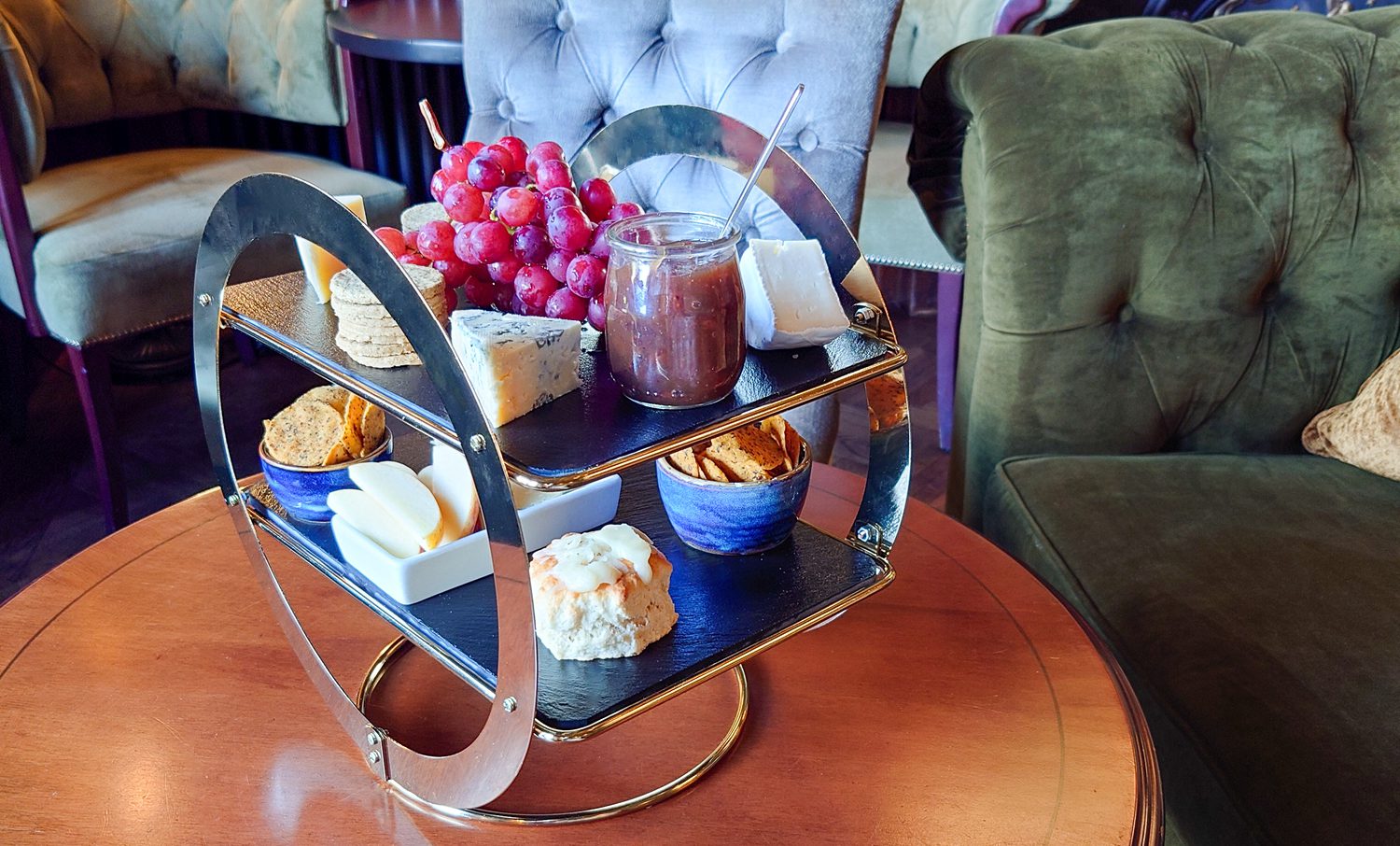 Cheese Platter at The Bonham Hotel in Edinburgh