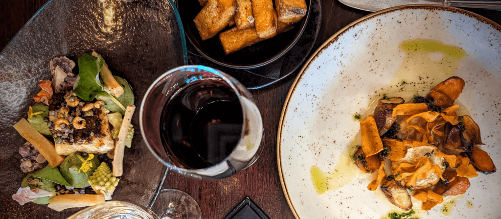 Edinburgh food at the bonham hotel