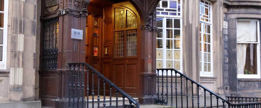 exterior of edinburgh bb